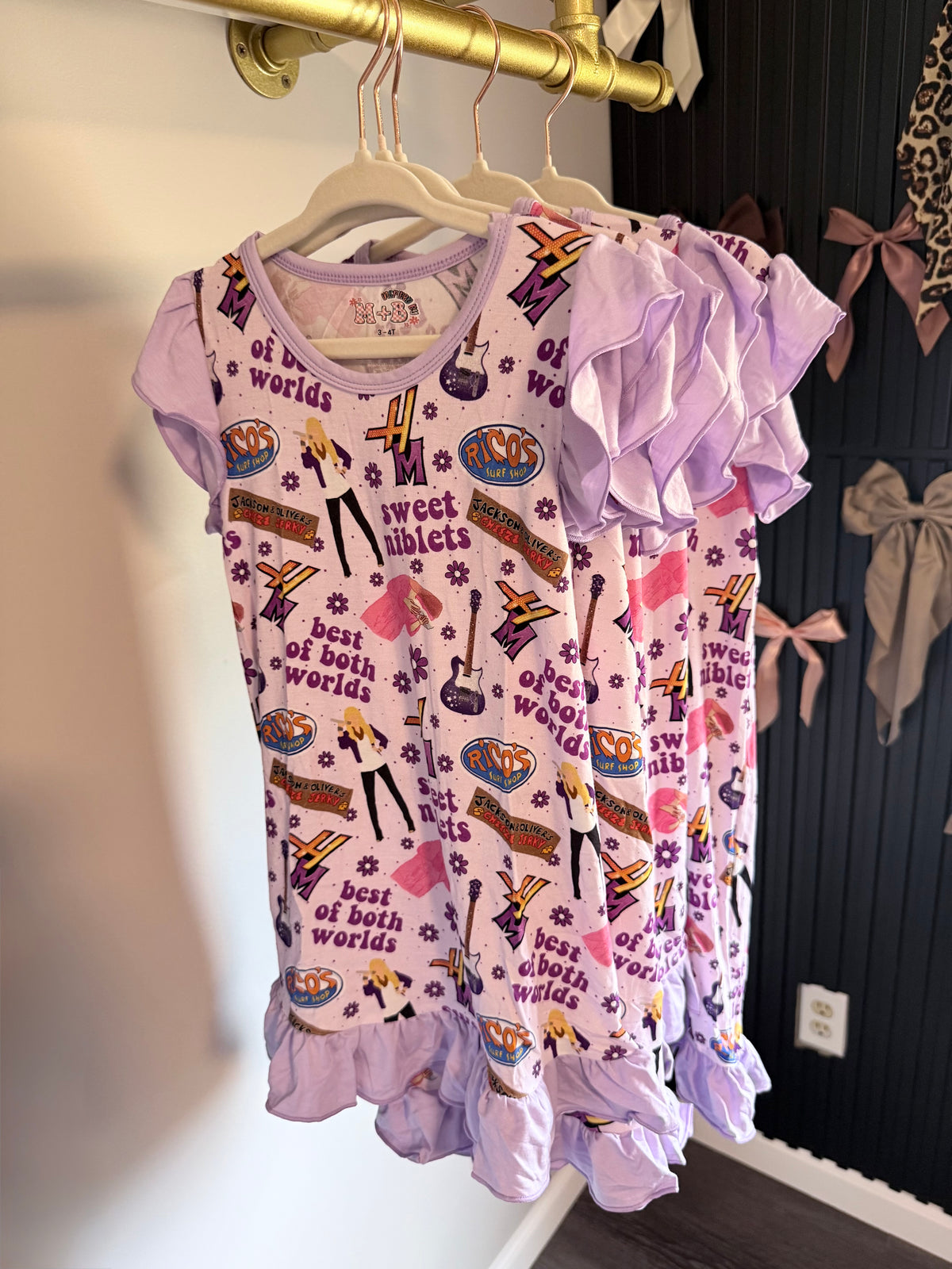 HM- ruffle bamboo nightgown