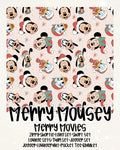 Mickey friends Christmas bamboo
