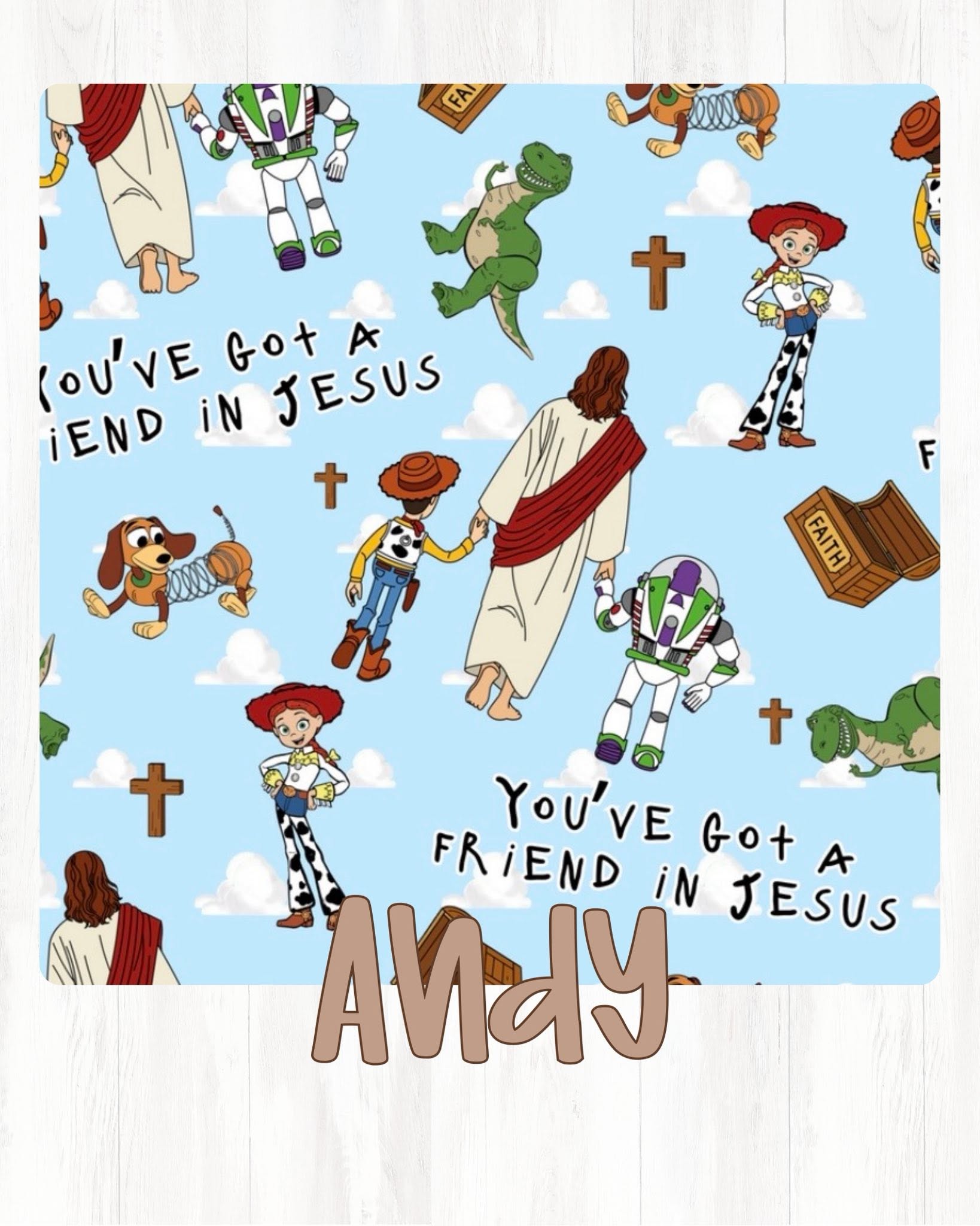 Friend in Jesus bamboo pj set