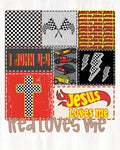 Jesus loves me bamboo pj set