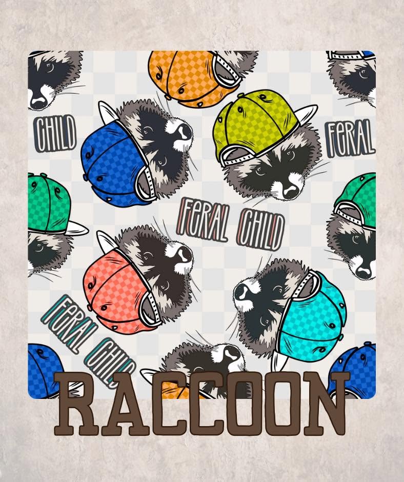 Raccoon bamboo jogger set