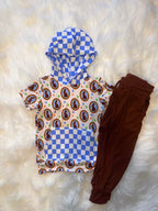 Chocolate Bunny-Bamboo Terry Jogger Set