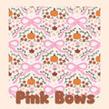 PINK BOWS | COZY LITTLE HARVEST