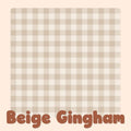 BEIGE GINGHAM | COZY LITTLE HARVEST