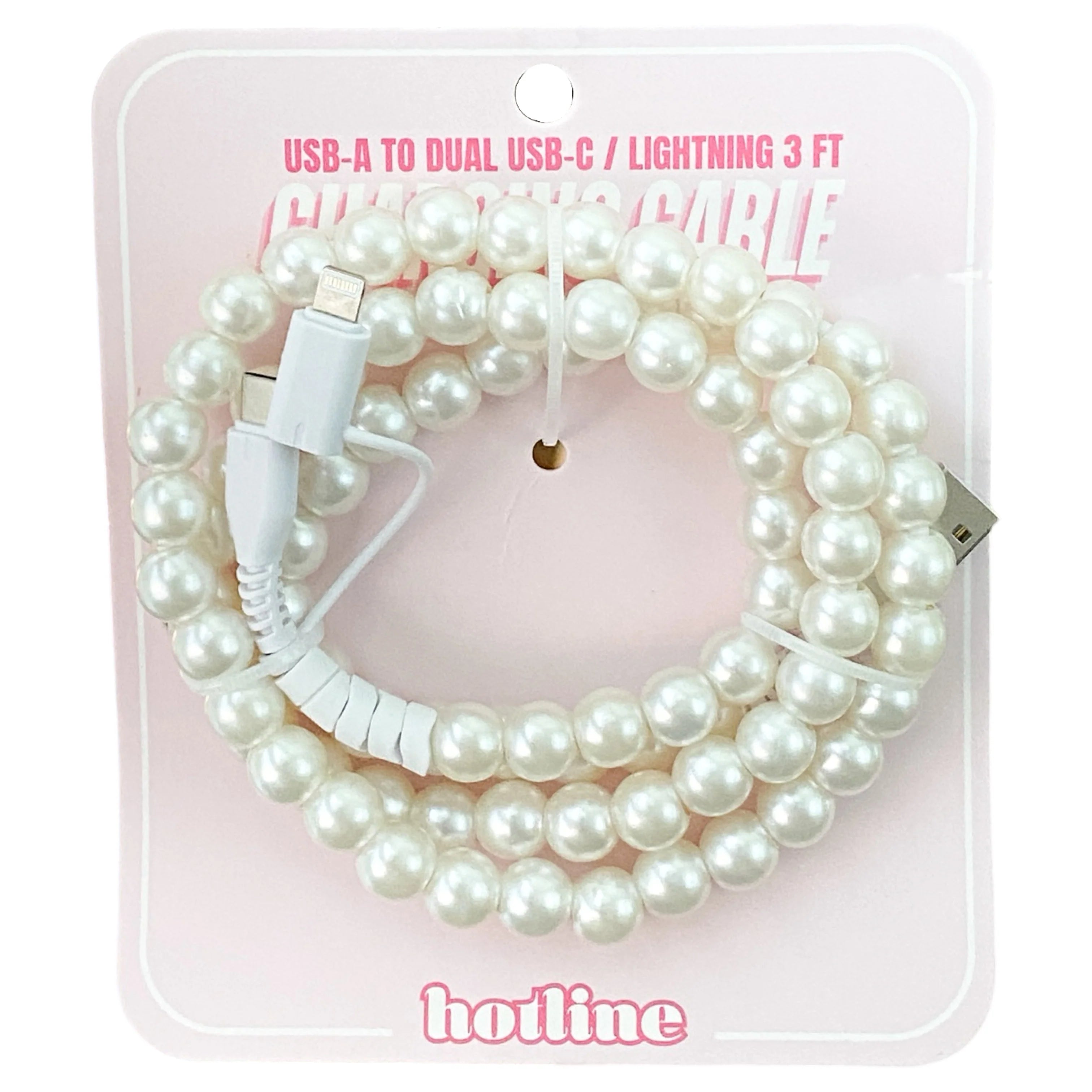 Pearl beaded charger