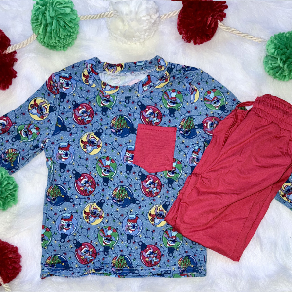 Stitchmas- bamboo pocket jogger set