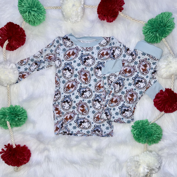 Frosty Bamboo Long Sleeved PJ Set