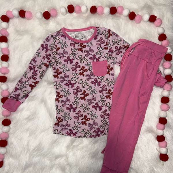 Balloon dog- bamboo terry jogger set